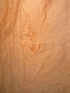 Chanderi Silk Orange Kurti