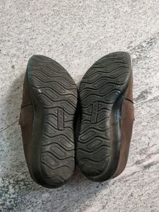 (40)Woods Tan formal slip-on shoes for Women
