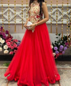 Elegant Red Ethnic Gown