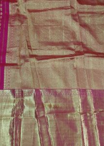 Pink &amp; Gold Kanjivaram Saree