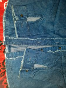 Denim Shirt Top
