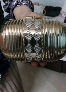 Elegant Metallic Clutch