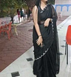 New Black Saree