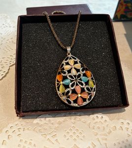 Vintage Floral Pendant