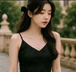 Elegant Black Cami top Padded