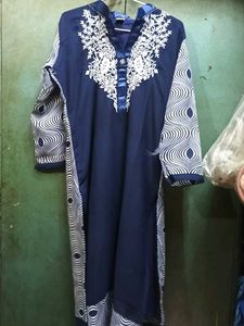 Elegant Navy Blue Kurta