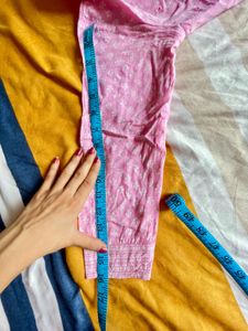 Pink Round Kurti
