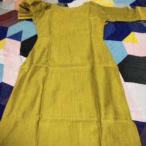 Elegant Mustard Kurta
