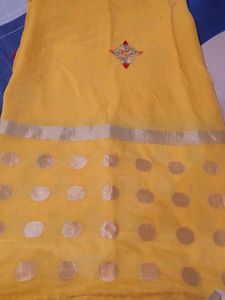 Pure Cotton Saree( Completely NEW) With  Blouse