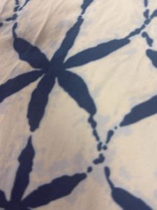 Blue &amp; White Printed Kurta