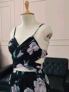 Elegant Floral Maxi Dress