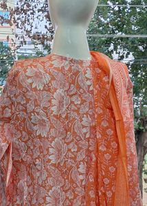 Coral color 3 pcs Suit