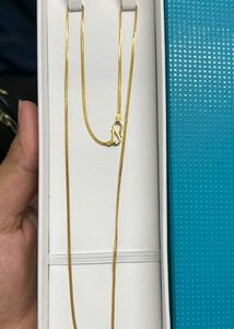 Gold Herringbone Chain