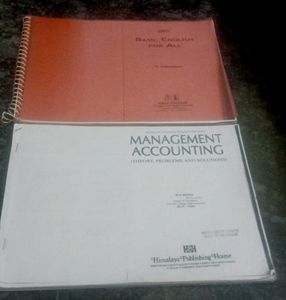Management Accounting &amp; Basic English Books