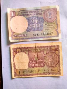 2 Types 1 Rupee Note.. 🤑