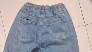 Striped Wideleg Jeans