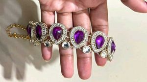 Purple Jewel Necklace