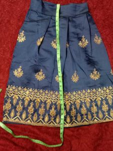 Heavy Zari Work Lehenga Choli Set