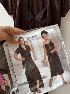 Elegant Brown Nightgown