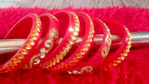 Red & Gold Bangles