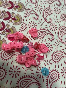 Mini Hair Claw Clips With Band