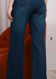 Shein High Rise Distressed Wash Jeans