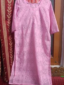 Chikenkari Georgette Kurta