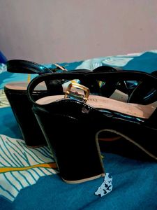 Black Strappy Heels