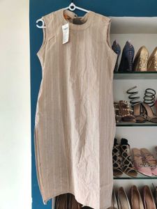 Khaki Sequence Kurti Brand New