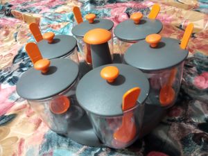 6pcs Rotating Containers