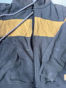 Striped Zip-Up Hoodie