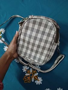 Cute Plaid Crossbody Bag