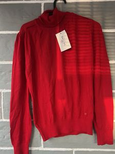 Red Turtleneck Sweater