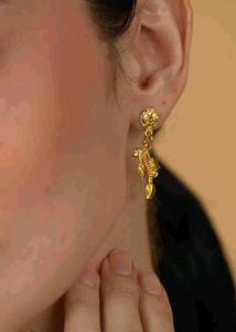 Golden Necklace And Earrings Combo Pack