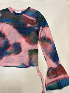 Stylish Printed Top (same Pattern Backside Also)