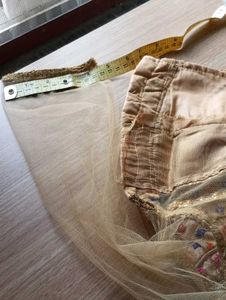 Neck Design Gold Blouse