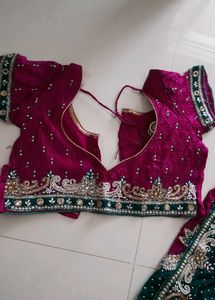 Purple Saree