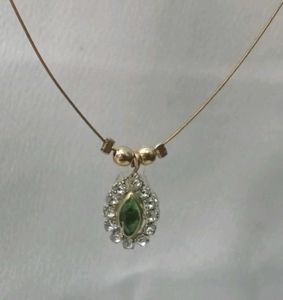 Emerald Pendant Necklace