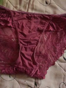 Lace Bralette - Burgundy