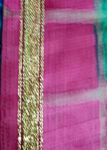 Bottle Green Colour Cotton Saree