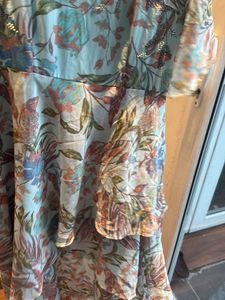 Floral Ruffle Midi Dress