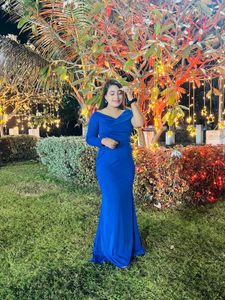 pinterest Elegant Blue Evening Gown