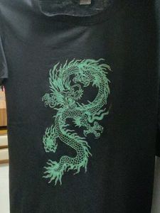 &#34;Mystic Dragon Oversized Tee – Black (Size M)&#34;