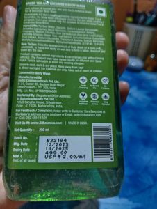St.Botanica Green Tea &amp; Cucumber Body Wash 🎊🎉💥