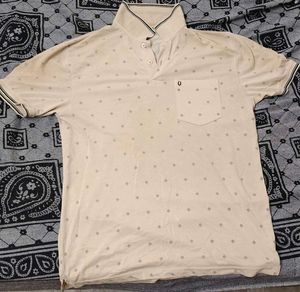 Stylish Patterned Polo Shirt
