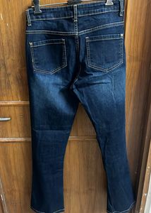 Bell Bottom Flared Navy Blue Jeans