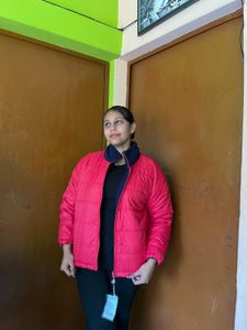 Red Padded Jacket - Stylish &amp; Warm