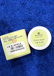 Herb-Enriched Green Apple Lip Scrub