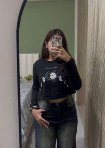 Cropped Moonchild T-shirt