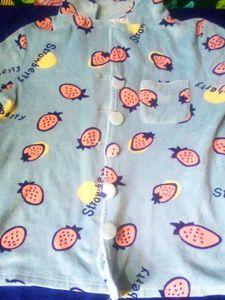 A Blue Strawberry designed Winter Shirt